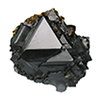 Tetrahedral sphalerite crystals with minor chalcopyrite from Colorado, US