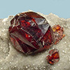 Gem quality twinned sphalerite crystal from Hunan Province, China