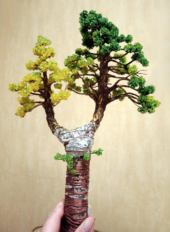 Ksenia Ivanova. Forest Dragon Nest Lamp: step by step