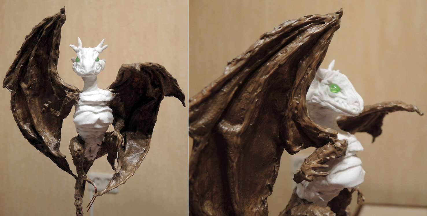 Ksenia Ivanova. Forest Dragon Nest Lamp: step by step