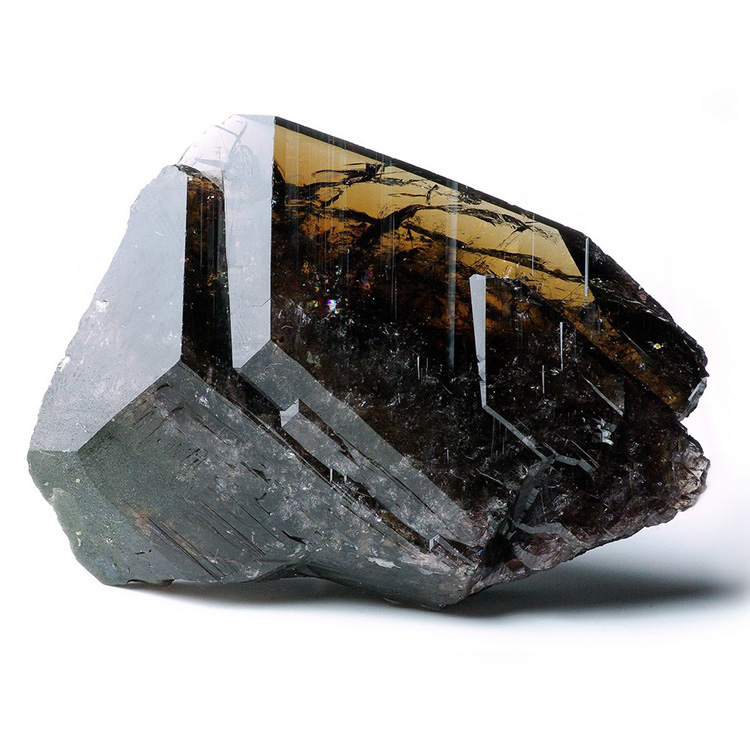 Rare axinite crystal from the Urals Region, Russia