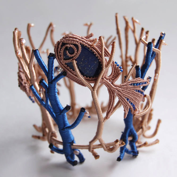 Mini-macrame by Elena Miklush