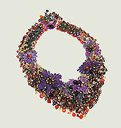 Colorworks Contest of Step by Step Beads Magazine: Lush Spring Blues Necklace