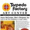 Torpedo Factory Art Center Newsletter