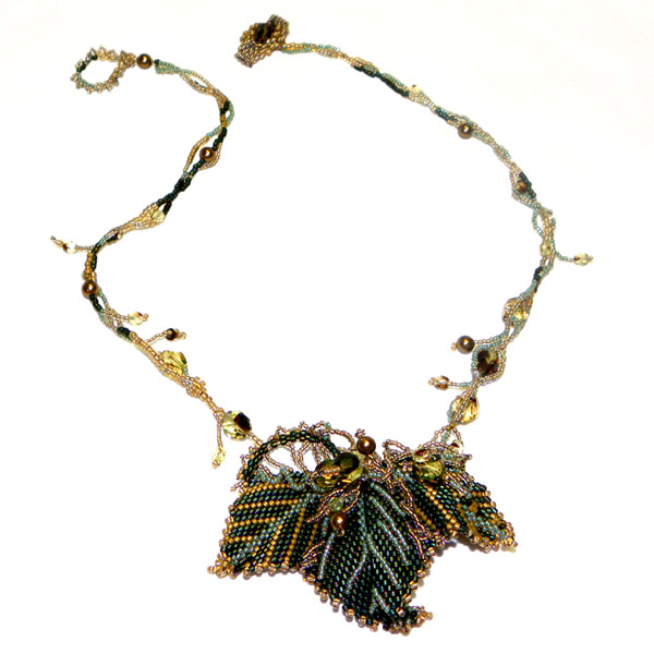Grape Leaf Necklace