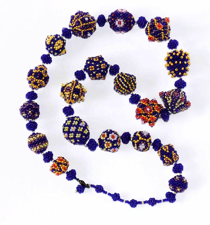 Beaded beads jewelry by Svetlana Rogatykh