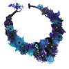 Midnight Flower Necklace