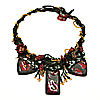 Bulgarian Poppies Necklace