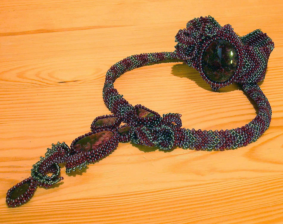 Svetlana Nebolsina and her bead paintings