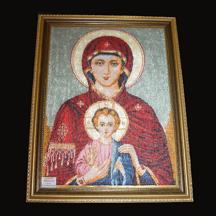 Beaded icon by Svetlana Nebolsina
