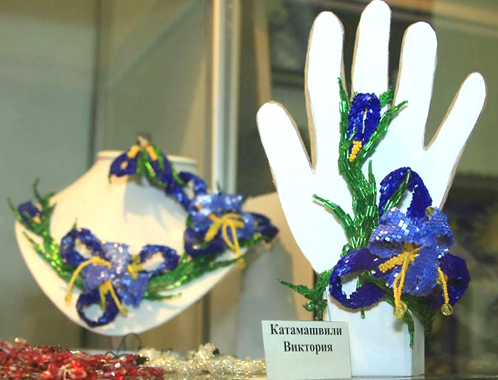 Beaded jewelry by Victoria Katamashvili