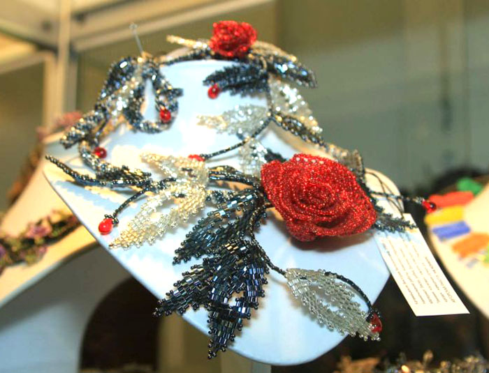 Beaded jewelry by Victoria Katamashvili