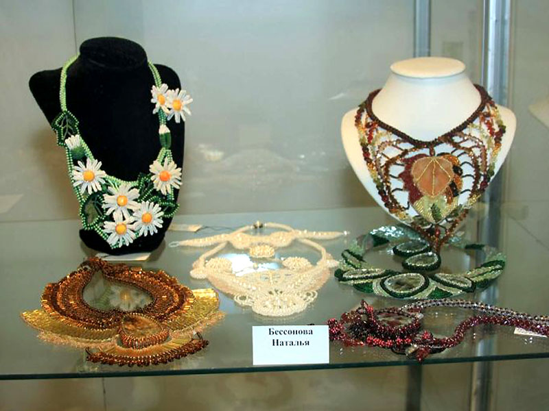 Beaded jewelry by Natalia Bessonova