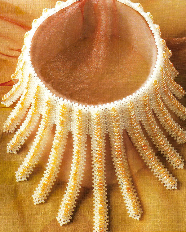 Beaded necklace by Natalia Busheva