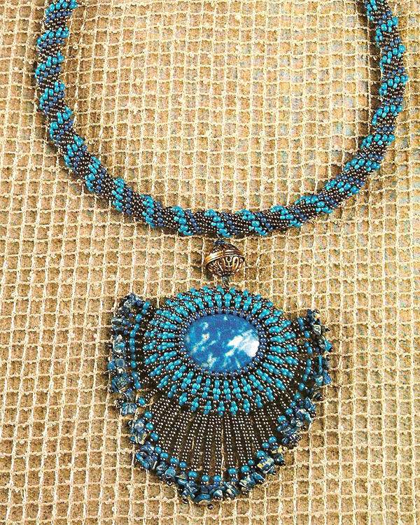 Beaded necklace by Natalia Busheva