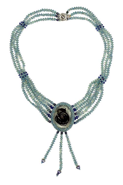 Beaded necklace by Natalia Berezovskaya