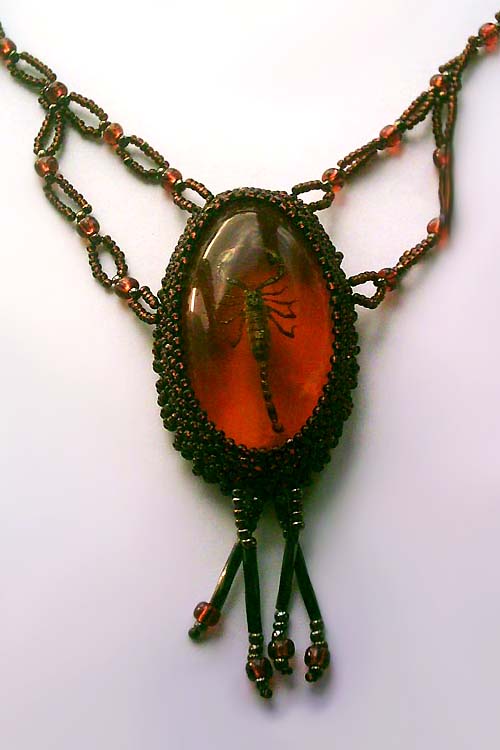 Beaded necklace by Natalia Berezovskaya