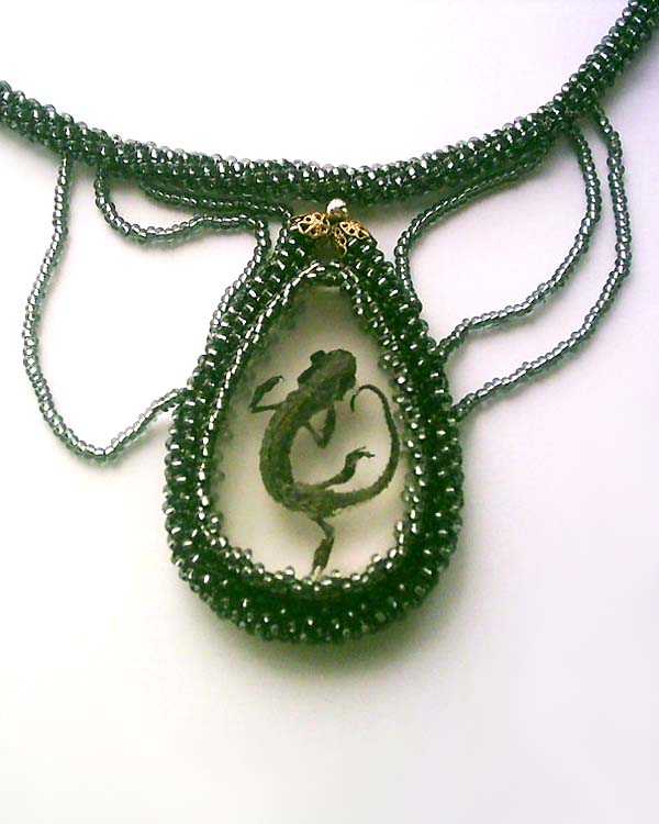 Beaded necklace by Natalia Berezovskaya