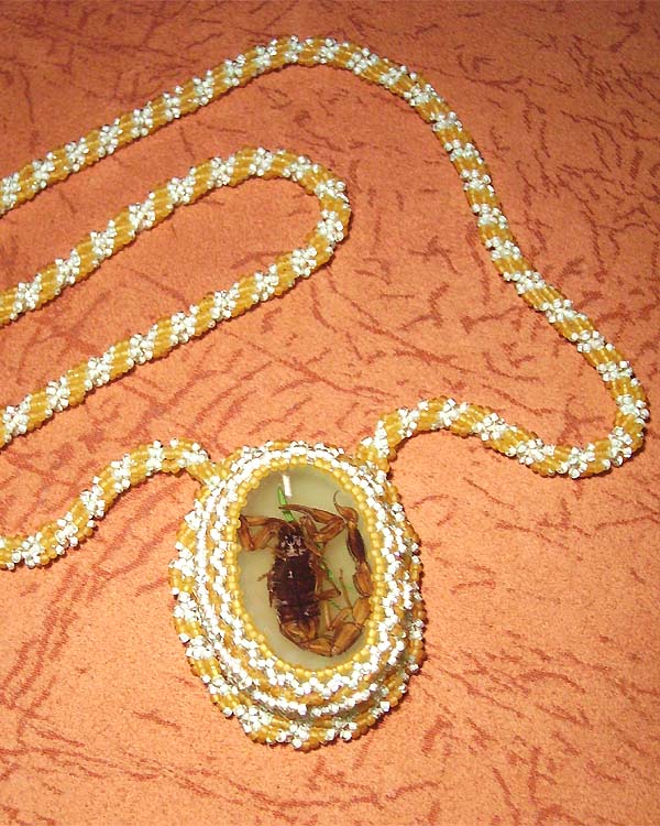 Beaded necklace by Natalia Berezovskaya