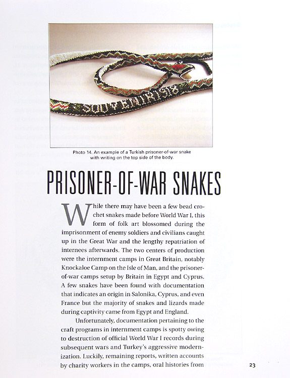 Bead Crochet Snakes Book