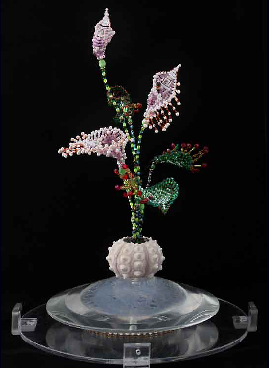 Beaded flowers by Natalia Bulba