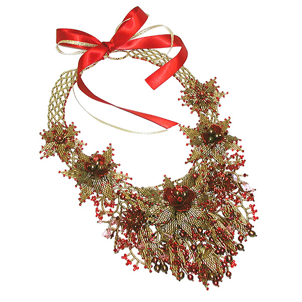 Bead Dreams 2009 Contest Finalist: Christmas Eve Necklace