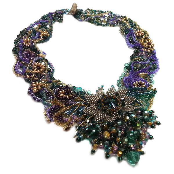 Creative Crafts Council - Second Place: Mardi Gras Necklace