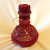 Bead woven glassware by Natasha Berezovskaya