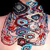 Bead artwork by Tamuna Lezhava
