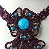 Micro-macrame jewelry by Elena Miklush