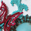 Micro-macrame jewelry by Elena Miklush