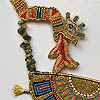 Micro-macrame jewelry by Elena Miklush