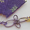 Micro-macrame jewelry by Elena Miklush