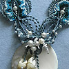 Micro-macrame jewelry by Jeanne Wertman