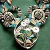 Micro-macrame jewelry by Jeanne Wertman