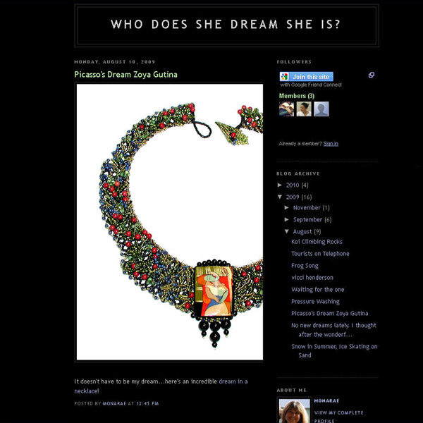 Mona Baroody's Blog: Zoya Gutina
