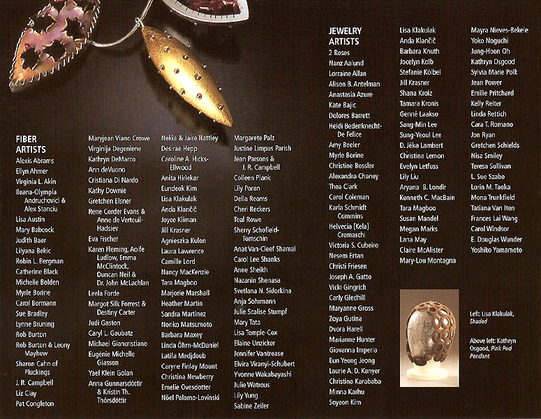 2008 Wearable Expressions Exhibition